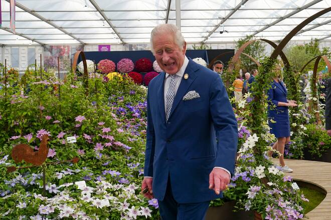 Auch King Charles besuchte die Chelsea Flower Show, doch darüber berichtete kaum jemand.