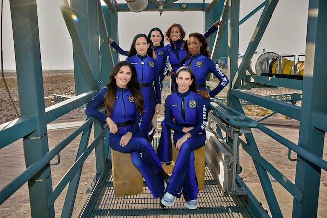 An Bord ist ein reines Frauenteam.