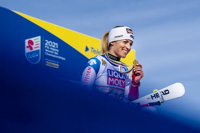 Lara Gut-Behrami, Ski Alpin, Ski WM Cortina D Ampezzo 2021, Weltmeisterin Riesenslalom, SI 08/2021