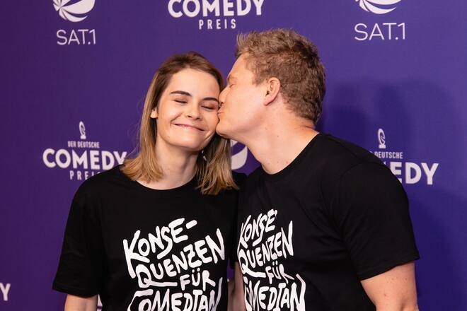 Hazel Brugger und Thomas Spitzer