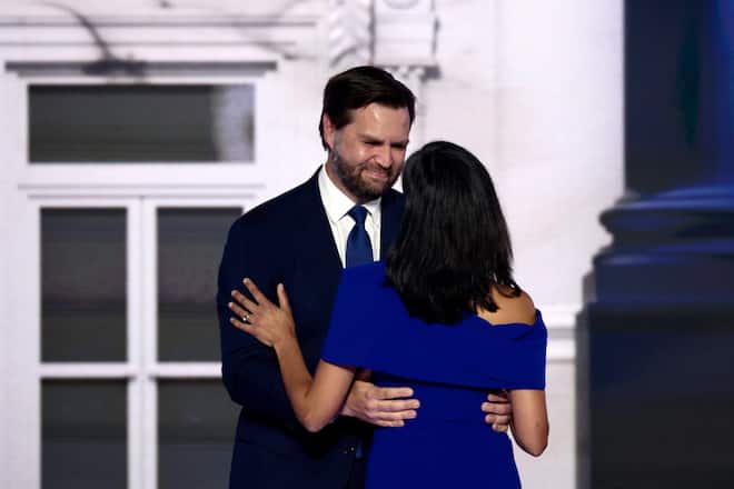 JD Vance Usha Chilukuri Vance