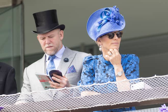 . 04/06/2022. Epsom, United Kingdom. Mike and Zara Tindall at the Epsom Derby, United Kingdom. PUBLICATIONxINxGERxSUIxAUTxHUNxONLY xi-Imagesx IIM-23483-0030