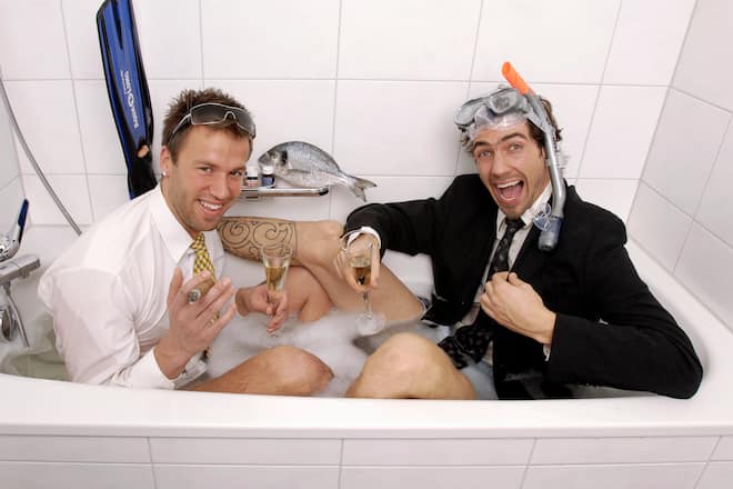 Manuel Burhart und Jonny Fischer (Cabaret Divertimento)