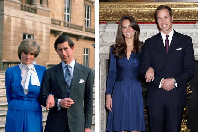 Prinzessin Diana Prinz Charles Herzgogin Catherine Prinz William Verlobung