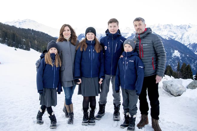 Mary Frederik Christian Isabella Josephine Vincent Dänemark in Verbier