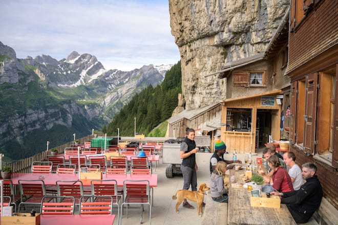 Reportage über die neuen Pächter im Restaurant Aescher