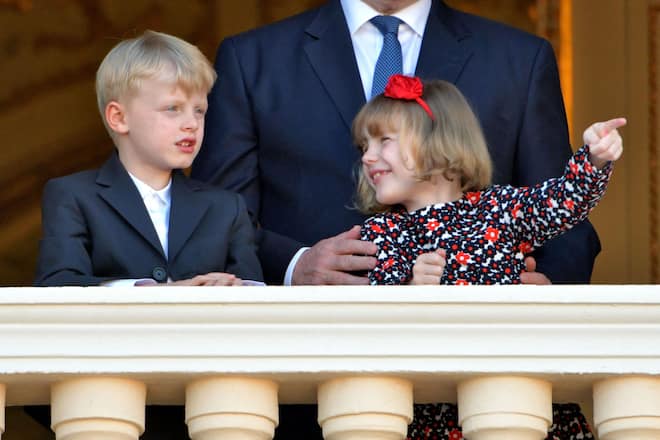 Albert mit Jacques und Gabriella