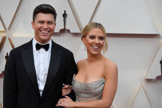Scarlett Johansson Colin Jost
