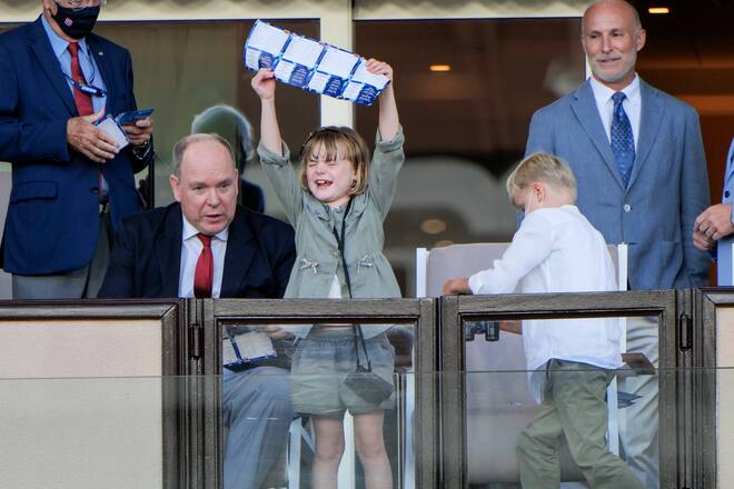Prinzessin Gabriella jubelt in Monaco