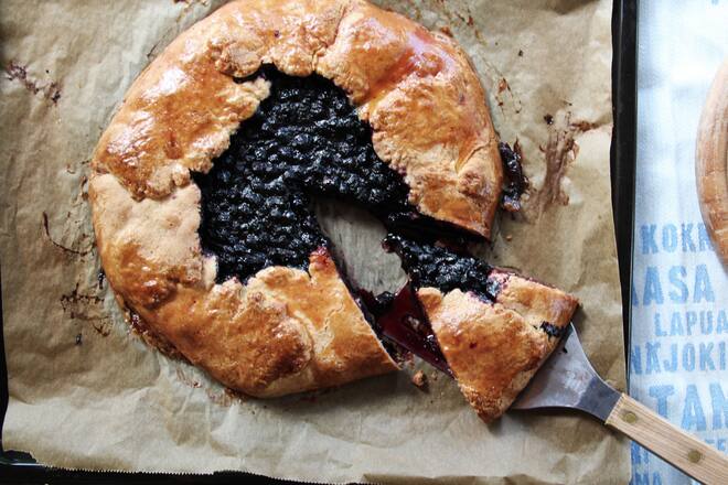 fork and flower X SI Style Rezept: Blaubeer Galette
