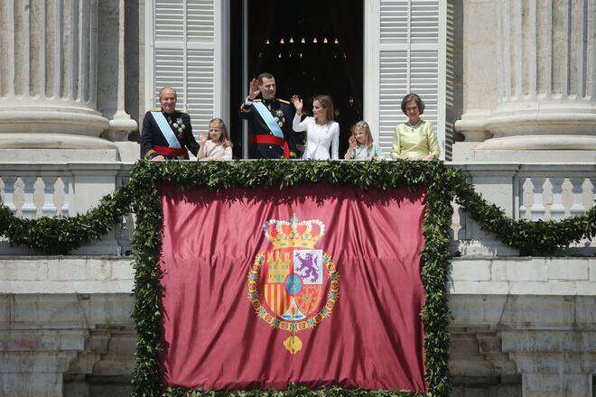 Juan Carlos Felipe Letizia Sofia Spanien