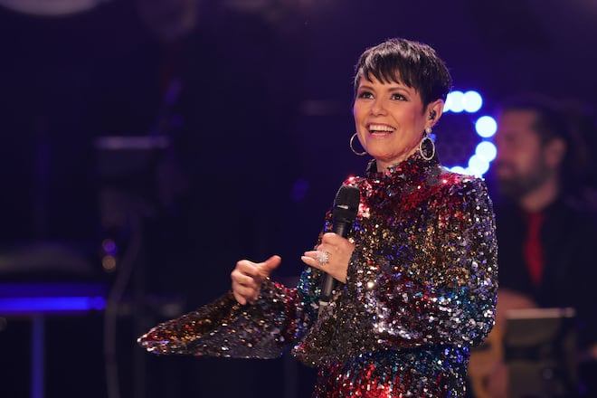 Francine Jordi an der Silvestershow 2021