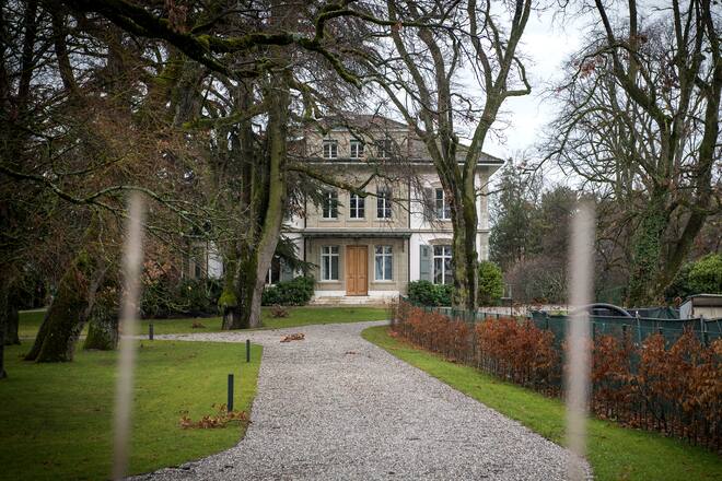 Robbie und Ayda Williams in der Schweiz, Villa bei Genf, SI 08/2021