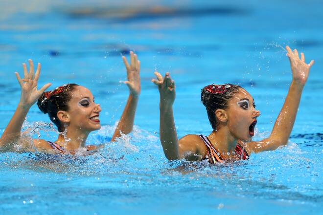 Lustige Grimassen an Olympia 2012