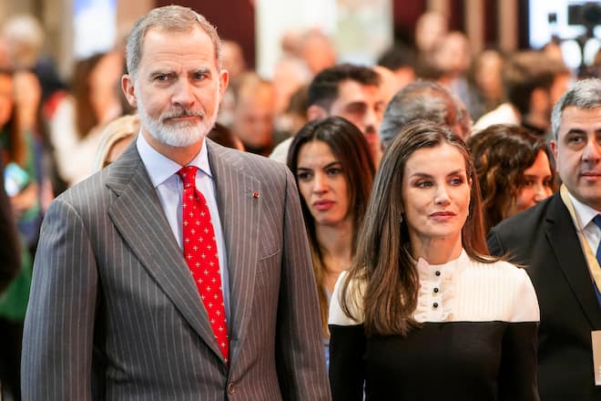 König Felipe von Spanien und Königin Letizia von Spanien bei der Eröffnung der Internationalen Tourismusmesse Fitur 2024 auf dem Messegelände IFEMA. Madrid, 24.01.2024 *** King Felipe of Spain and Queen Letizia of Spain at the opening of the Fitur 2024 International Tourism Fair at the IFEMA Madrid exhibition center, 24 01 2024 Foto:xDyDxFotografosx/xFuturexImagex fitur_4108