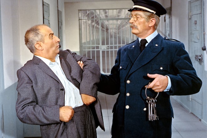 Louis de Funès und Jean Marais in «Fantomas»