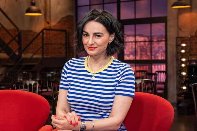 Mimi Fiedler beim WDR Talk Kölner Treff am 03.05.2019 in Köln WDR Talk Kölner Treff *** Mimi Fiedler at the WDR Talk Cologne Meeting on 03 05 2019 in Cologne WDR Talk Cologne Meeting