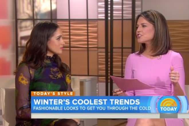 Meghan Markle in Erdem in der Today Show