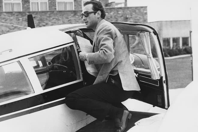 Prince William of Gloucester (1941 - 1972) boards his Piper Twin Comanche at Cambridge Airport, before embarking on a three-week trip to Japan, 19th August 1968. (Photo by Ted West/Central Press/Getty Images)