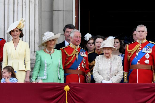 Royals Trooping the colour