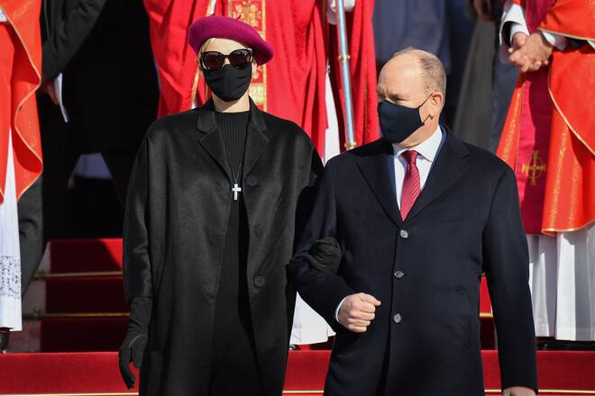 Fürstin Charlène Fürst Albert von Monaco