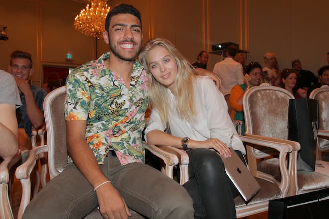 Laura Zurbriggen mit Noah Becker an Fashion Week in Berlin