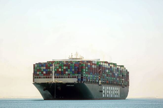 Frachtschiff Ever Given