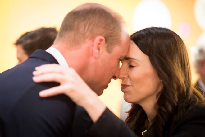 Prinz William mit Premierministerin Jancinda Ardern