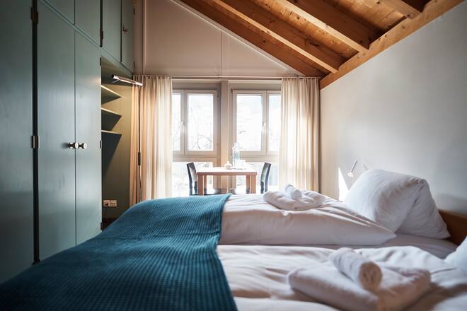 Szenen im Gasthaus Richisau, aufgenommen am Mittwoch, 17. April 2019 oberhalb vom Kloentalersee in der Naehe von Glarus.