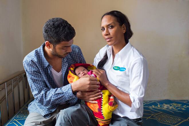 Frontteaser Verlosung Noah Barbara Becker Pampers Unicef