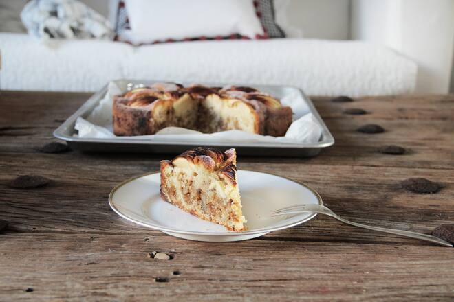 fork and flower X SI Style - Rezept: Versunkener Apfelkuchen