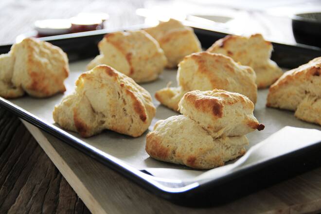 fork and flower X SI Style Rezept: Butterige, luftige Scones