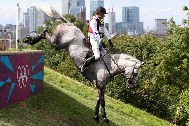 Best-Of London 2012 Marc Rigouts auf Dunkas Vielseitigkeit