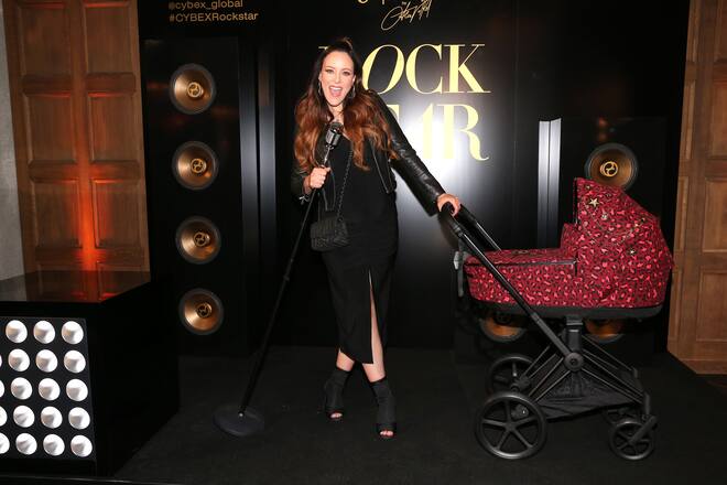 BERLIN, GERMANY - SEPTEMBER 05: Singer Jasmin Wagner during the Alec Voelkel x Cybex Rockstar collection launch at Soho House on September 5, 2022 in Berlin, Germany. (Photo by Gisela Schober/Getty Images for Cybex)