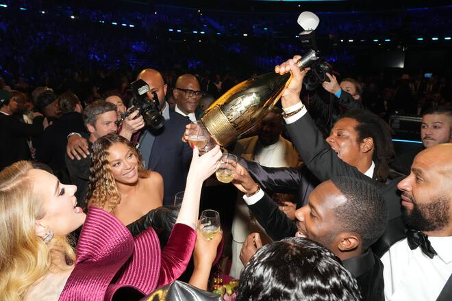Beyoncé feiert ihren Rekordsieg an den Grammys.