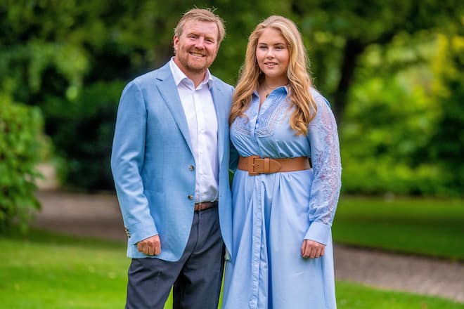 König Willem-Alexander und Prinzessin Amalia