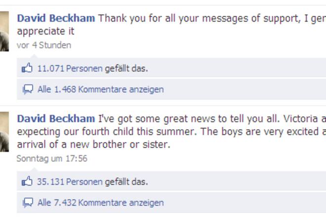 Facebook David Beckham