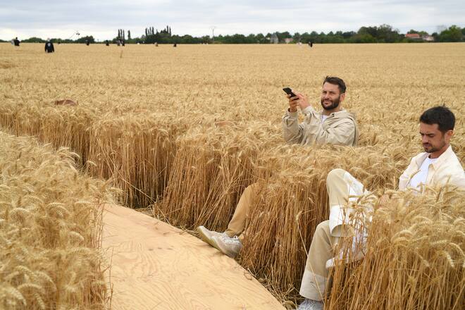 PARIS, FRANCE - JULY 16: Simon Porte Jacquemus is seen prior "L'Amour" : Jacquemus Spring-Summer 2021 show on July 16, 2020 in Paris, France. (Photo by Pascal Le Segretain/Getty Images)
