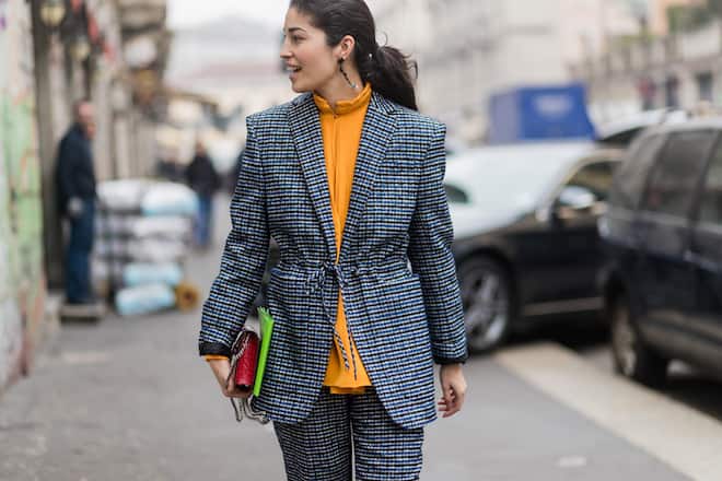 Mailand fashion week street style