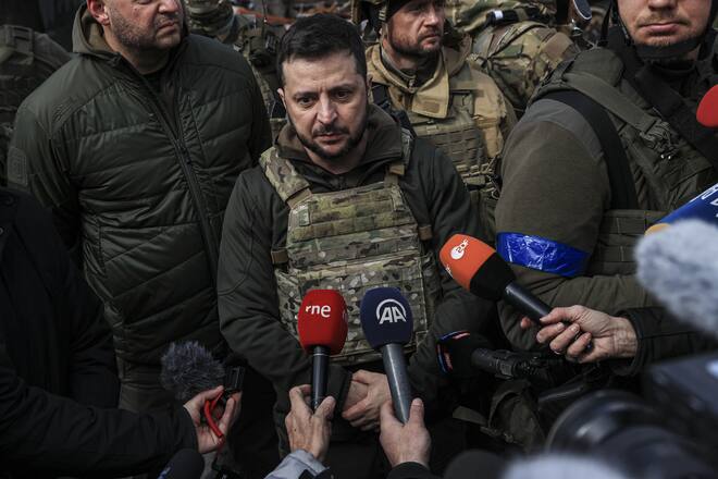 Wolodimir Selenski Bucha