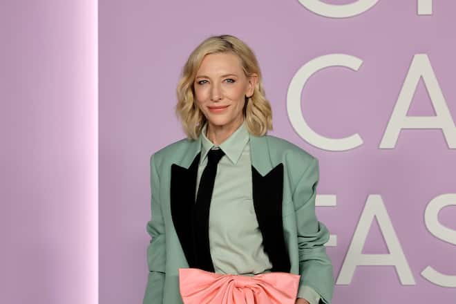 HOLLYWOOD, CALIFORNIA - MARCH 09: Cate Blanchett attends the 2023 Green Carpet Fashion Awards at NeueHouse Hollywood on March 09, 2023 in Hollywood, California. (Photo by Kevin Winter/Getty Images)