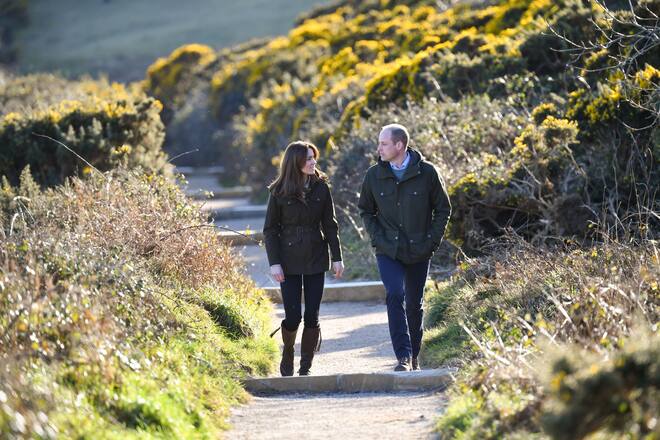 2020 Kate und William, The Duke and Duchess of Cambridge visit Howth Cliff, a spectacular cliff walk north of Dublin with views out over the Irish Sea on day two of their Royal Visit to Ireland, 04.03.2020, Dublin, Ireland.
