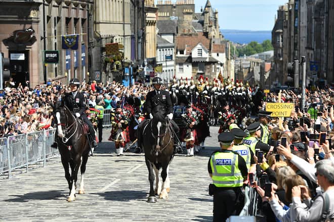 Krönung König Charles in Schottlan