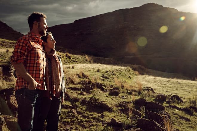 Nik Hartmann besucht zusammen mit seiner Frau das Hilfswerk Solidarmed in Lesotho.