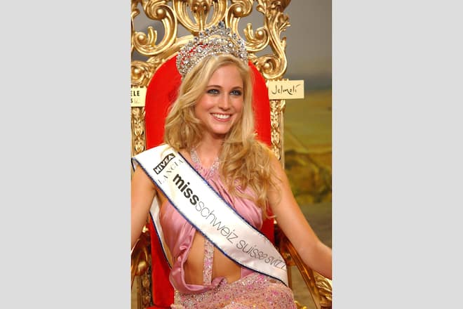 Fiona Hefti bei der Miss Schweiz-Wahl.