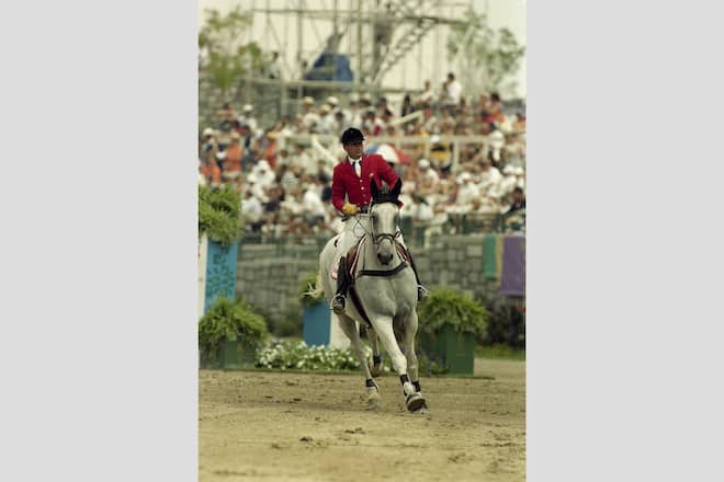 Willi Melliger und sein Calvaro an den olympischen Spielen in Atlanta