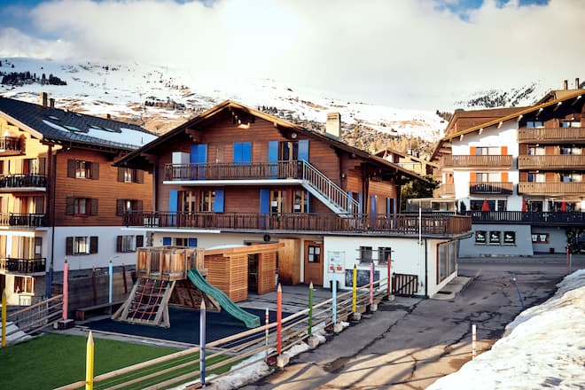 Verbier, Spuren Suche Kronprinz Frederik von Daenemark, Wohnhaus