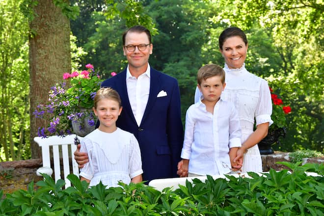 Kronprinzessin Victoria Prinz Daniel Prinz Oscar Prinzessin Estelle von Schweden