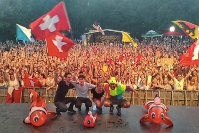Nemo sorgt am Sziget-Festival für Flaggen-Meer