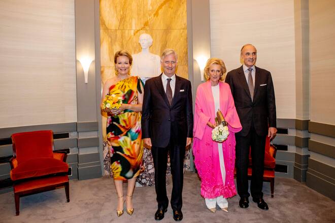 20-07-2022 Concert Queen Mathilde, King Philippe - Filip of Belgium, Princess Astrid and Prince Lorenz during a concert in preludium on the eve of Belgium s National Day at Bozar, Paleis voor Schone Kunsten in Brussels. PUBLICATIONxINxGERxSUIxAUTxONLY Copyright: xPPEx